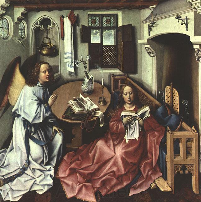 Robert Campin The Annunciation Germany oil painting art